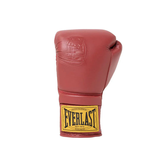 Everlast 1910 Pro Boxing Gloves - Lace Up - Red