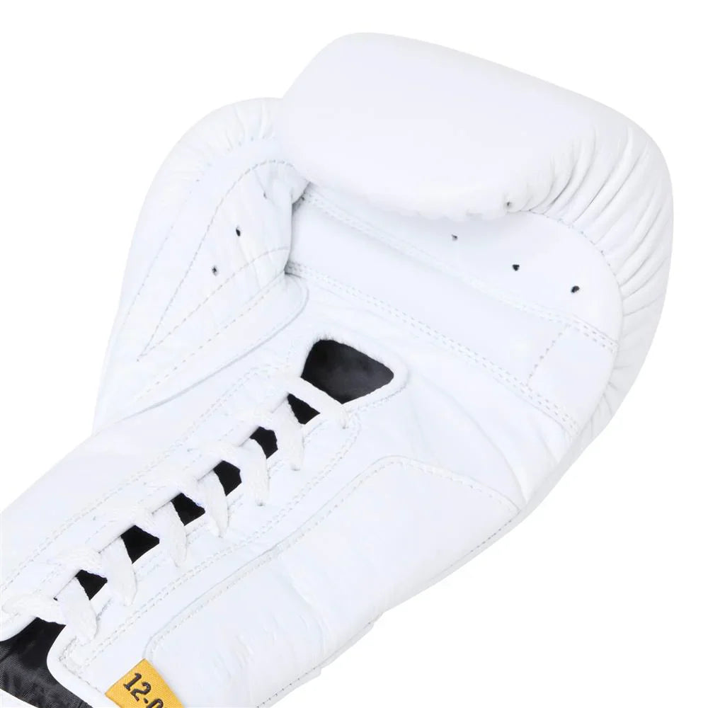 Everlast 1910 Pro Boxing Gloves - Lace Up - White