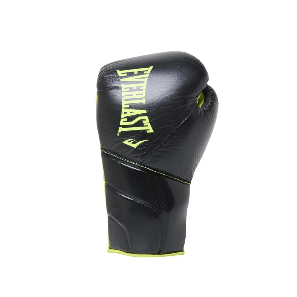 Everlast Protex Fight Gloves - Lace Up - Black/Green