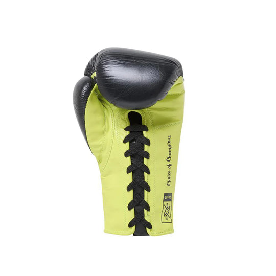 Everlast Protex Fight Gloves - Lace Up - Black/Green