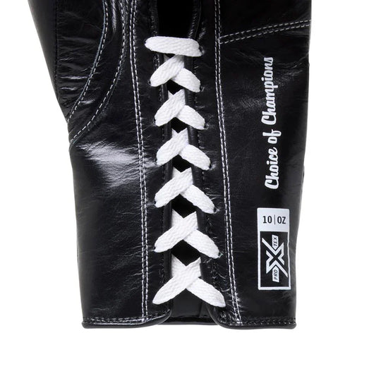 Everlast Protex Fight Gloves - Lace Up - White/Black