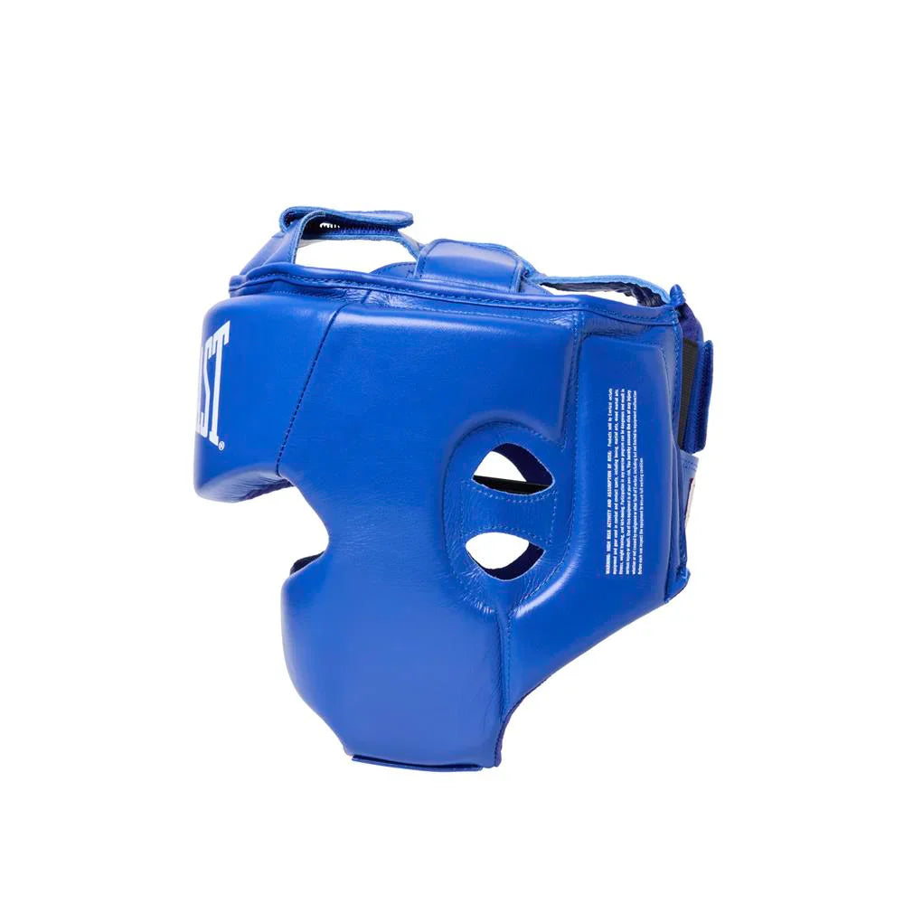 Everlast Amateur Cheek Covered Competition Head Gear - Blue