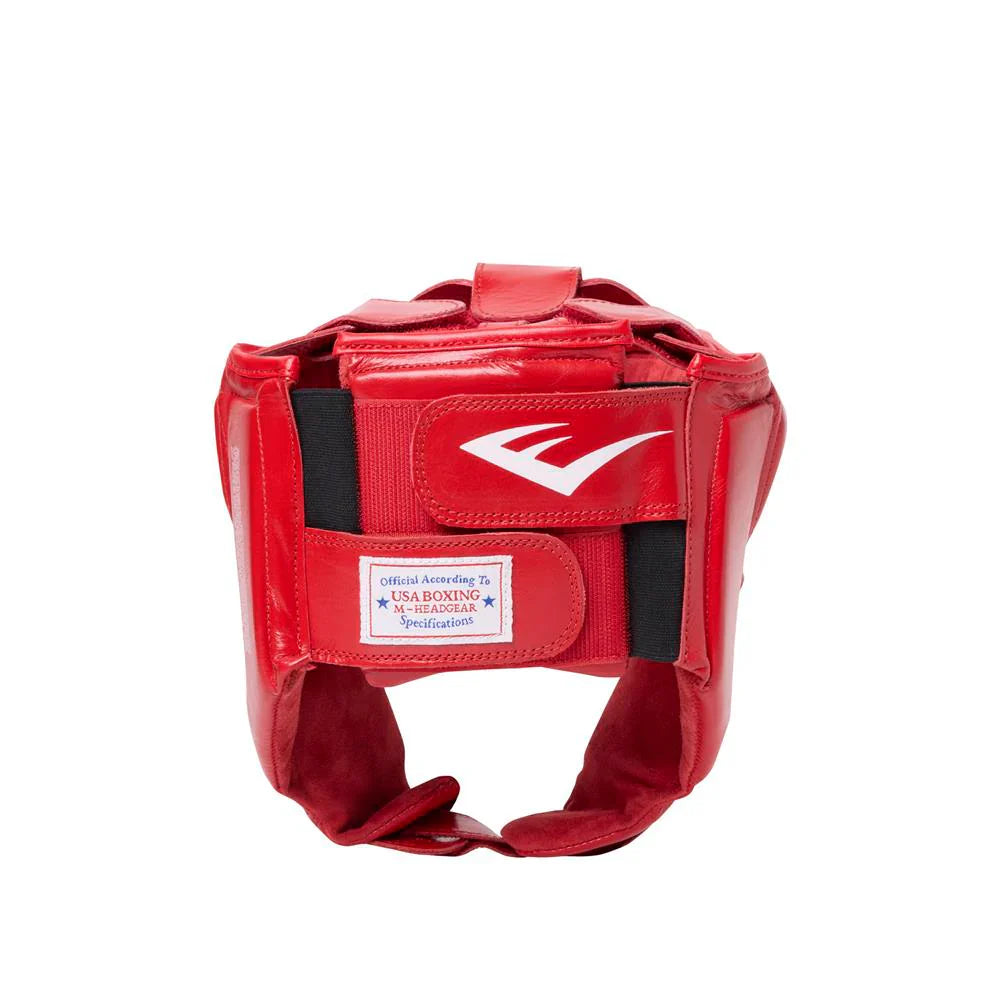 Everlast Amateur Competition Headgear - Red