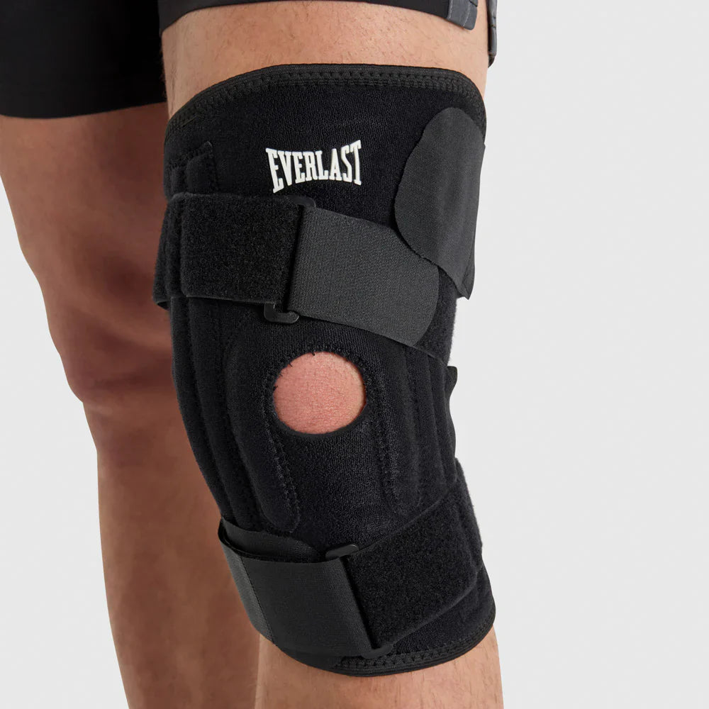 Everlast Strapped Knee Support - Black