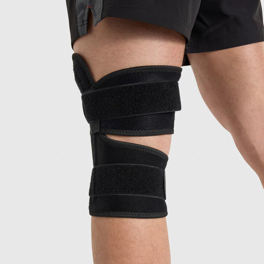 Everlast Strapped Knee Support - Black