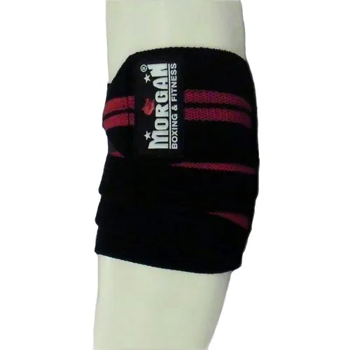 Morgan Elbow Wrap - Black/Red -Pair