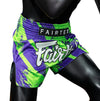 Fairtex Street King Muay Thai Shorts - Green/Purple