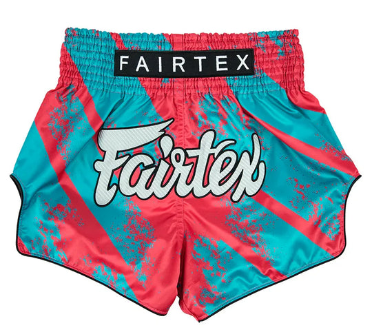 Fairtex Street King Muay Thai Shorts - Pink/Blue