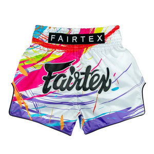 Fairtex World Music White Muay Thai Shorts