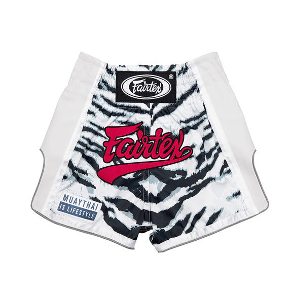 Fairtex White Tiger Kids Muay Thai Shorts