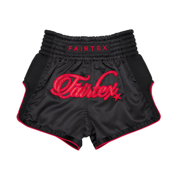 Fairtex Kids Muay Thai Shorts - Midnight Red