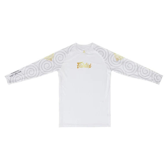 Fairtex 'Hanuman' White Rash Guard