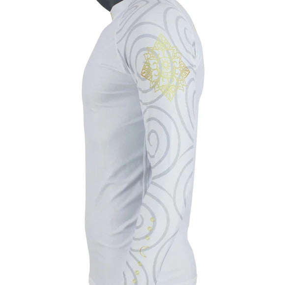 Fairtex 'Hanuman' White Rash Guard