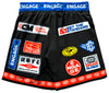 Engage Racer 2-in-1 Gladiator Shorts - Black