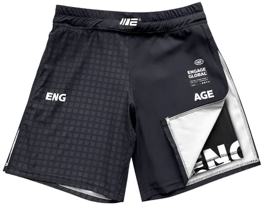 Engage Grid Tech 2-in-1 Gladiator Shorts - Black