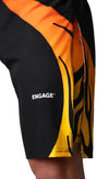 Engage Nebula 2-in-1 Gladiator Shorts - Orange