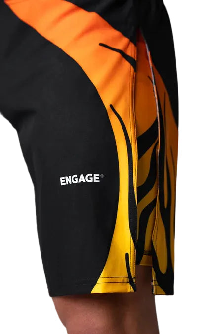 Engage Nebula 2-in-1 Gladiator Shorts - Orange