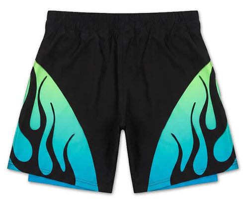 Engage Nebula 2-in-1 Gladiator Shorts - Blue