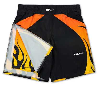Engage Nebula 2-in-1 Gladiator Shorts - Orange