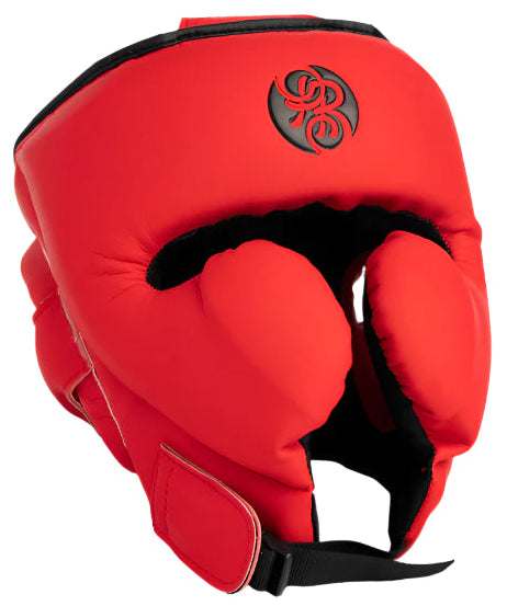 Powrbox Gladiator Headguard - Ruby Red - Matte Red/Black