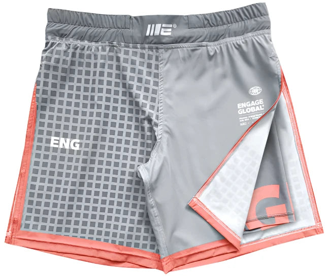 Engage Grid Tech 2-in-1 Gladiator Shorts - Grey