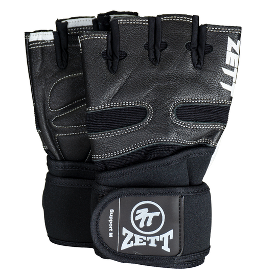 Zett Support Gym Gloves - Black