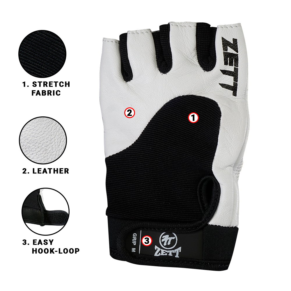 Zett Grip Gym Gloves