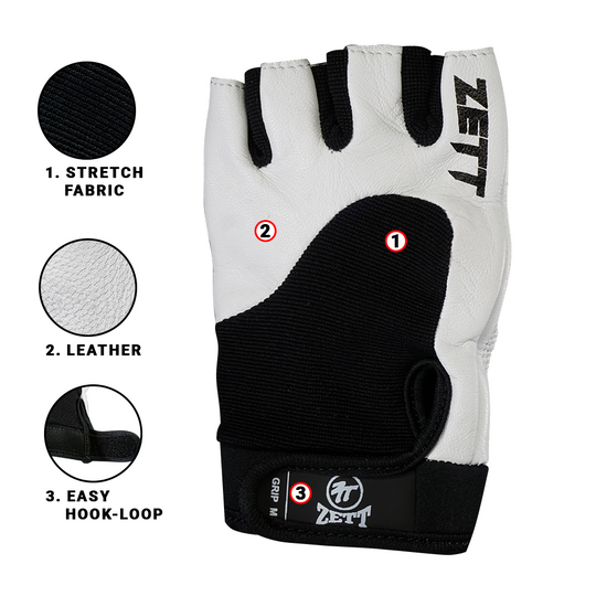 Zett Grip Gym Gloves
