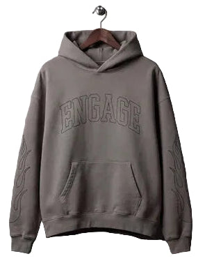 Engage Flamer Arch Hoodie - Faded Grey