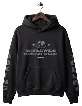 Engage Boxing Club Hoodie - Faded Black