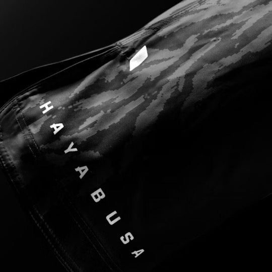 Hayabusa Apex 3/4 Thigh Fight Shorts - Carbon Black