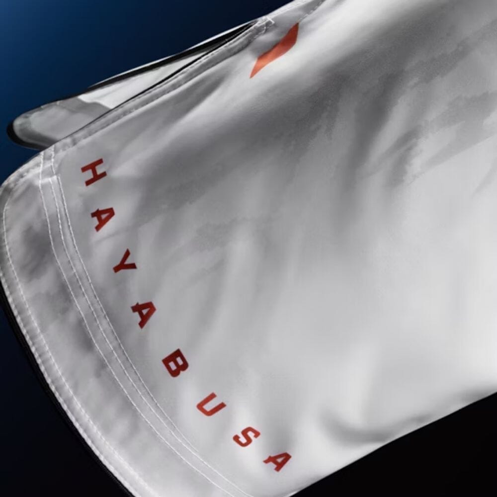 Hayabusa Apex 3/4 Thigh Fight Shorts - Ash White
