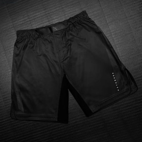 Hayabusa Core 3/4 Thigh Fight Shorts - Black