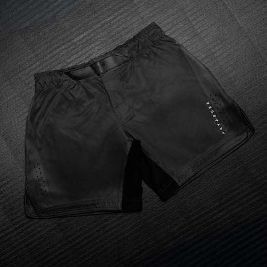 Hayabusa Core Mid Thigh Fight Shorts - Black