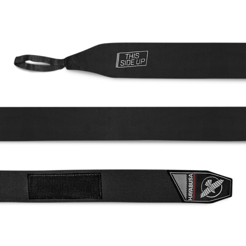 Hayabusa Perfect Stretch Hand Wraps - Black - 180-inch