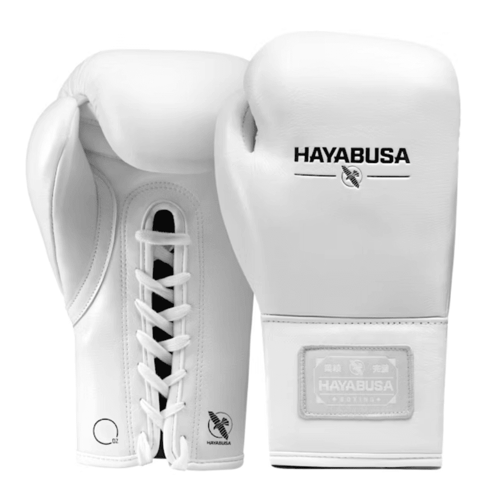 Hayabusa Pro Horsehair Fight Boxing Gloves - White