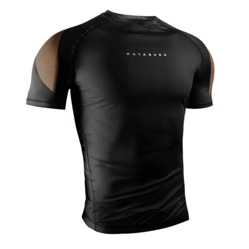 Hayabusa Pro Ranked Short Sleeve Rashguard - Brown