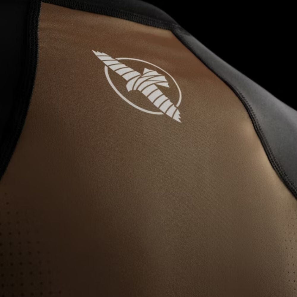Hayabusa Pro Ranked Short Sleeve Rashguard - Brown