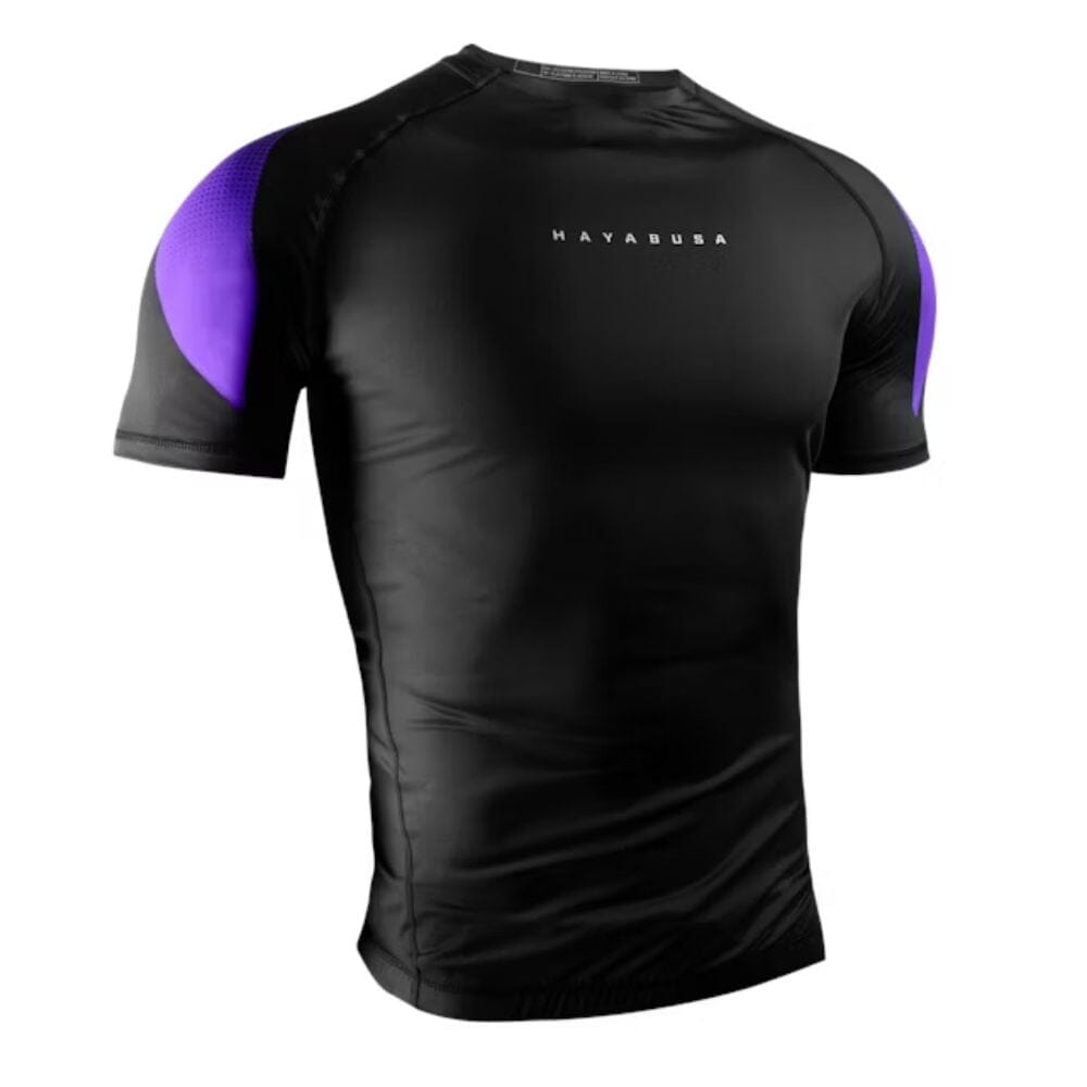 Hayabusa Pro Ranked Short Sleeve Rashguard - Purple