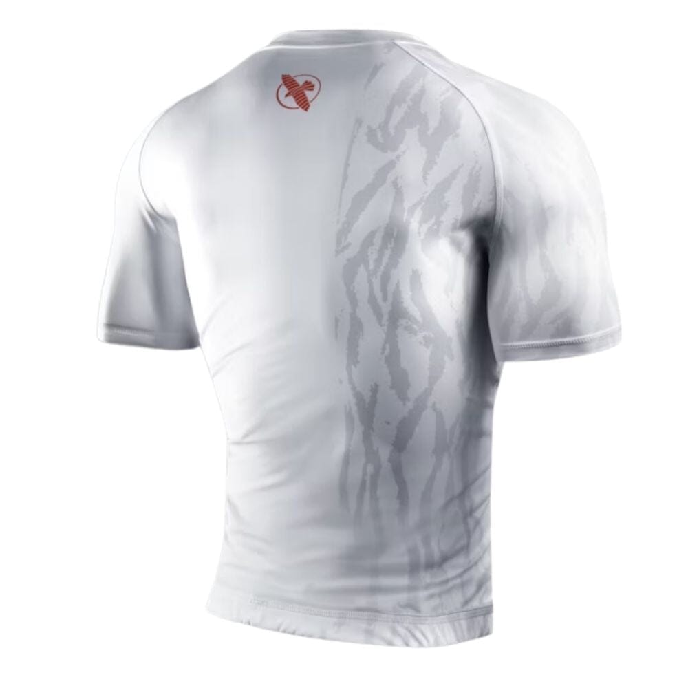 Hayabusa Apex Short Sleeve Rashguard - Ash White