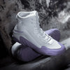 Hayabusa Talon Lavender Boxing Shoes - White/Lavender