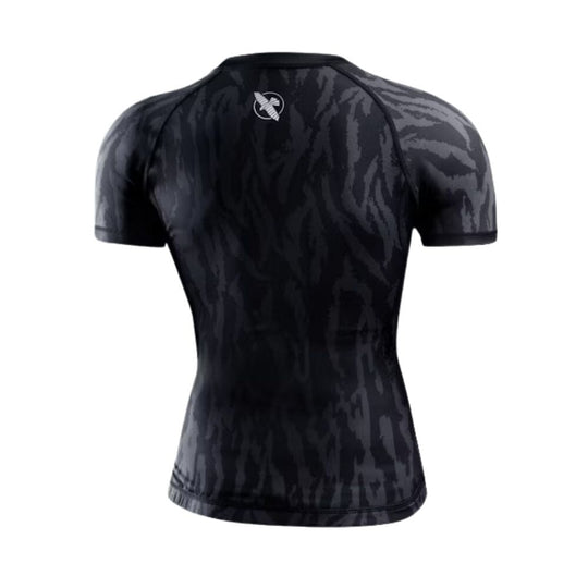 Hayabusa Womens Apex Short Sleeve Rashguard - Carbon Black