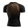 Hayabusa Womens Pro Ranked Short Sleeve Rashguard - Brown
