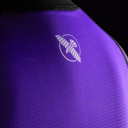 Hayabusa Womens Pro Ranked Short Sleeve Rashguard - Purple
