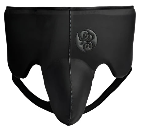 Powrbox Gladiator Hipguard Groin Protector - Shadow - Matte Black/Grey