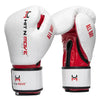 Hit N Move Pro Agility Boxing Gloves - Hook & Loop - Origin White
