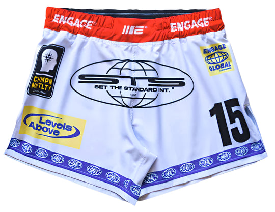 Engage Racer MMA Hybrid Shorts - White