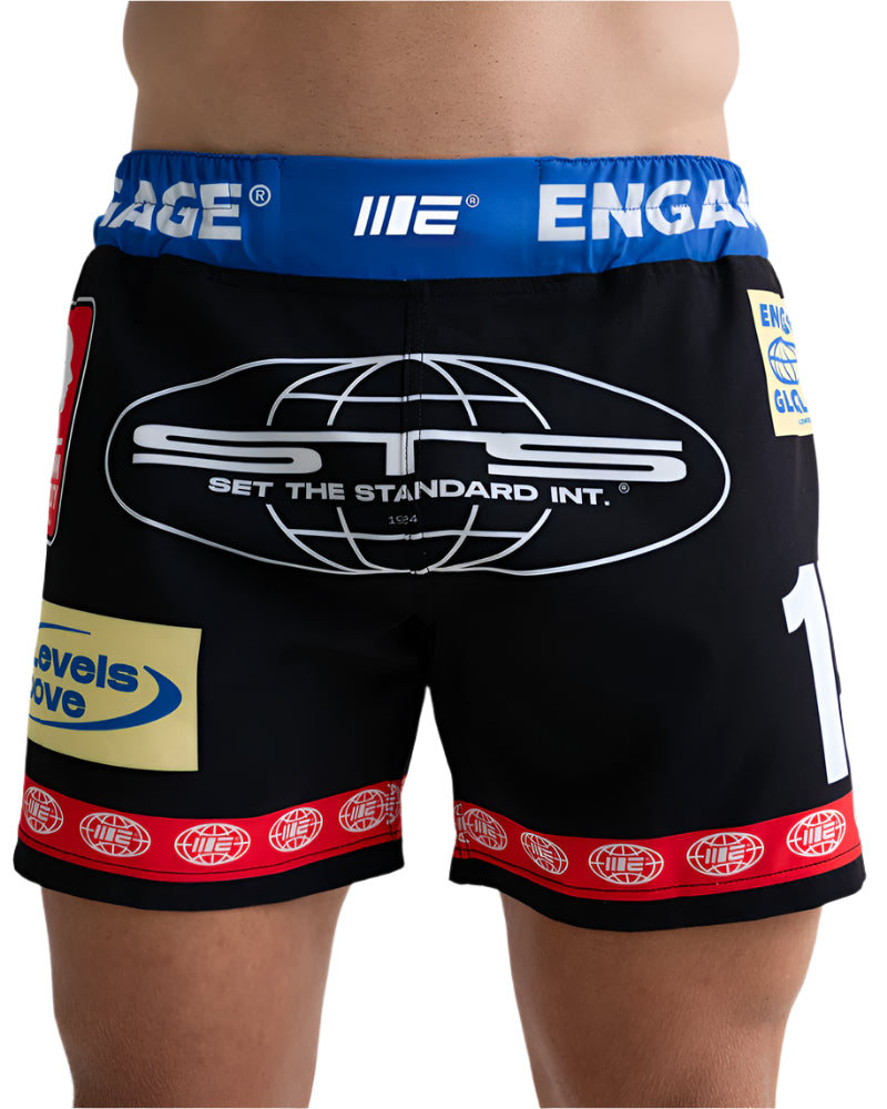 Engage Racer MMA Hybrid Shorts - Black