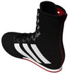 Adidas Box Hog 4 Boxing Boots - Black/White/Ruby