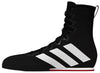 Adidas Box Hog 4 Boxing Boots - Black/White/Ruby